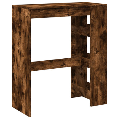 Tavolo Bar con Rastrelliera Rovere 90x40x103,5 cm Multistrato | homemem39