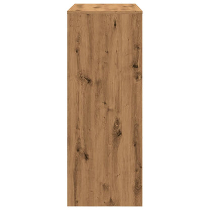 Tavolo Bar con Rastrelliera Rovere 90x40x103,5 cm Multistrato | homemem39