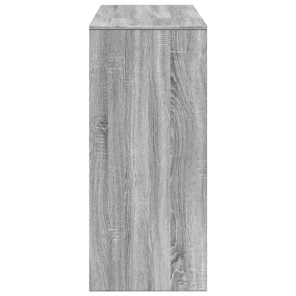 Tavolo Bar con Ripiano Grigio Sonoma 124x46x103,5cm Multistrato | homemem39