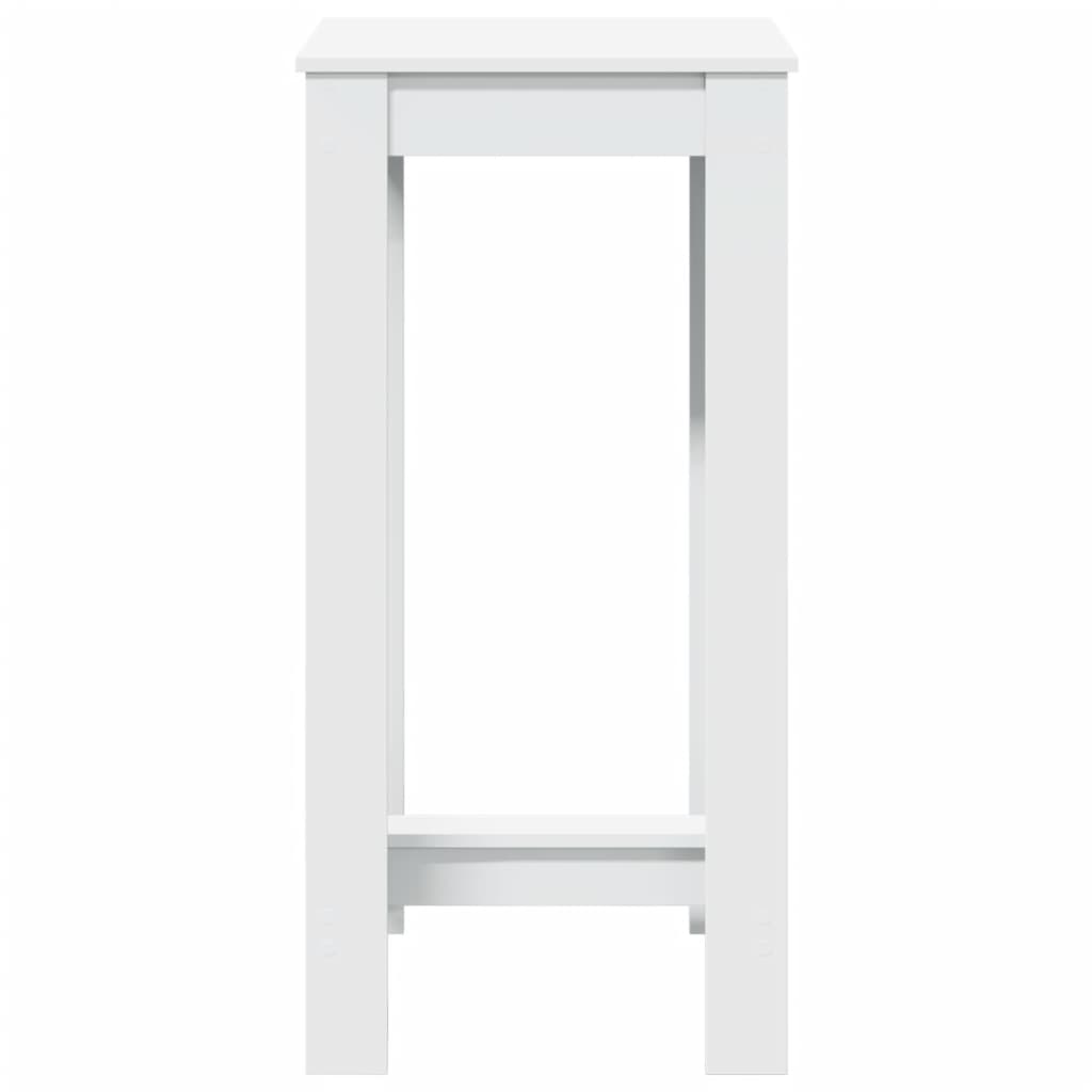 Tavolo da Bar Bianco 51x50x103,5 cm in Truciolato