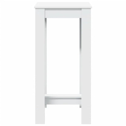 Tavolo da Bar Bianco 51x50x103,5 cm in Truciolato