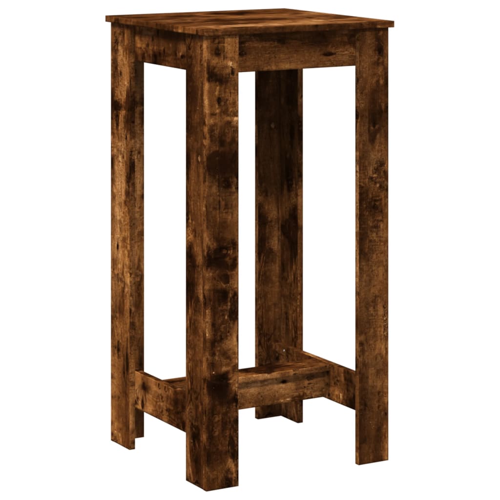 Tavolo da Bar Rovere Fumo 51x50x103,5 cm in Legno Multistrato | homemem39