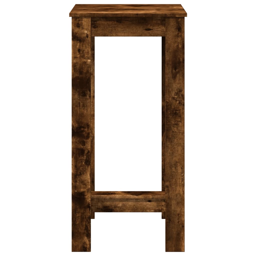 Tavolo da Bar Rovere Fumo 51x50x103,5 cm in Legno Multistrato | homemem39