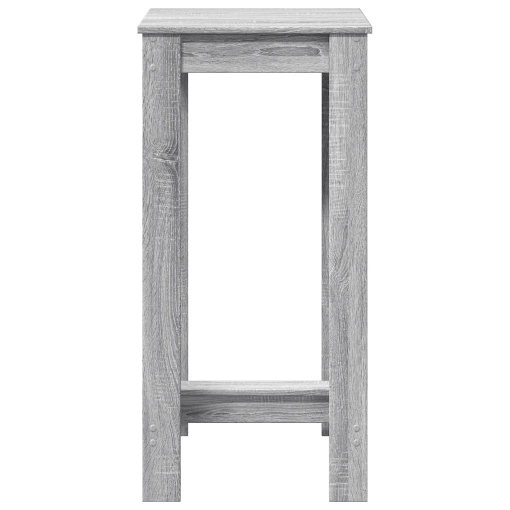 Tavolo da Bar Grigio Sonoma 51x50x103,5 cm in Legno Multistrato | homemem39