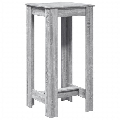 Tavolo da Bar Grigio Sonoma 51x50x103,5 cm in Legno Multistrato | homemem39