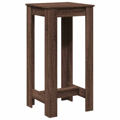 Tavolo da Bar Rovere Marrone 51x50x103,5 cm in Truciolato
