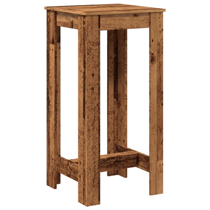 Tavolo da Bar Legno Antico 51x50x103,5 cm in Legno Multistrato