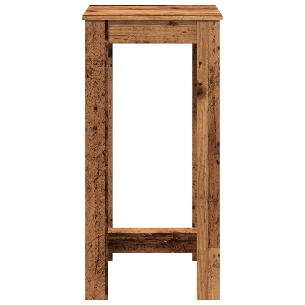 Tavolo da Bar Legno Antico 51x50x103,5 cm in Legno Multistrato | homemem39