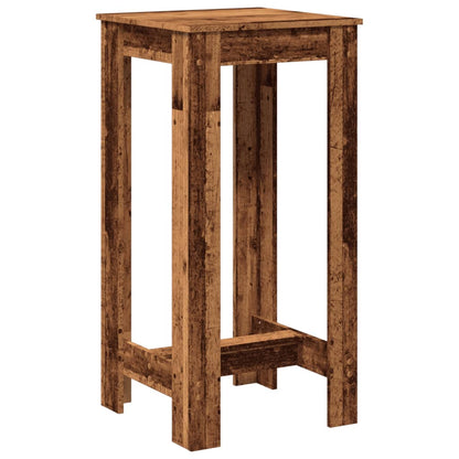 Tavolo da Bar Legno Antico 51x50x103,5 cm in Legno Multistrato