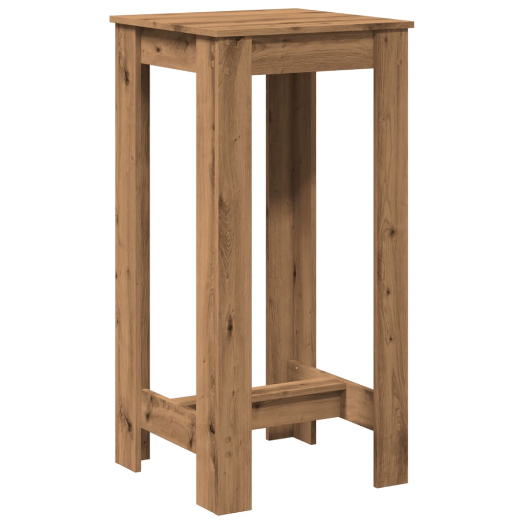 Tavolo Bar Rovere Artigianale 51x50x103,5 cm Legno Multistrato