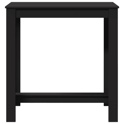 Tavolo da Bar Nero 102x50x103,5 cm in Legno Multistrato | homemem39
