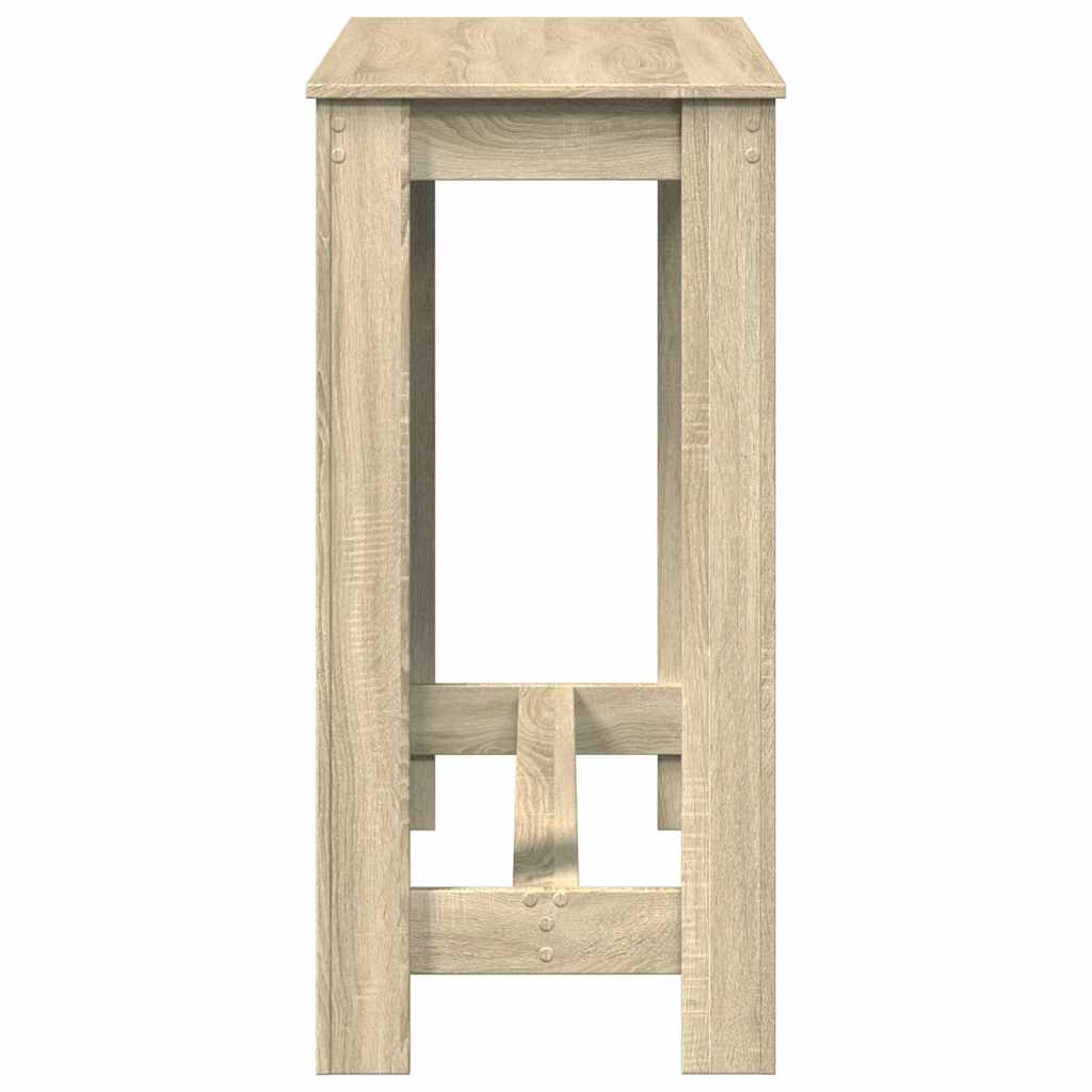 Tavolo da Bar Rovere Sonoma 102x50x103,5cm in Legno Multistrato | homemem39