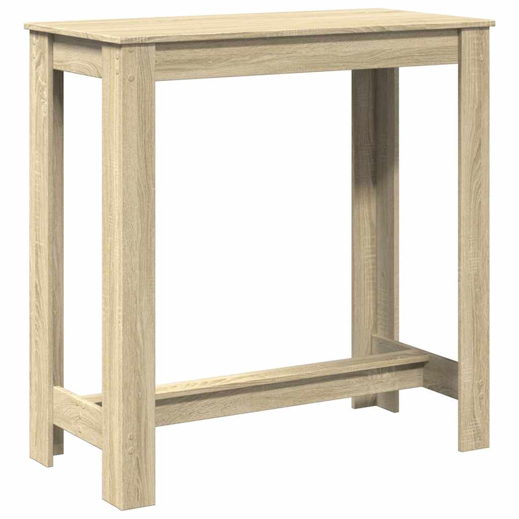Tavolo da Bar Rovere Sonoma 102x50x103,5cm in Legno Multistrato | homemem39