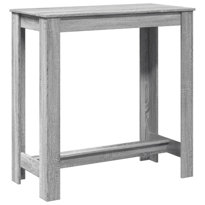 Tavolo da Bar Grigio Sonoma 102x50x103,5cm in Legno Multistrato