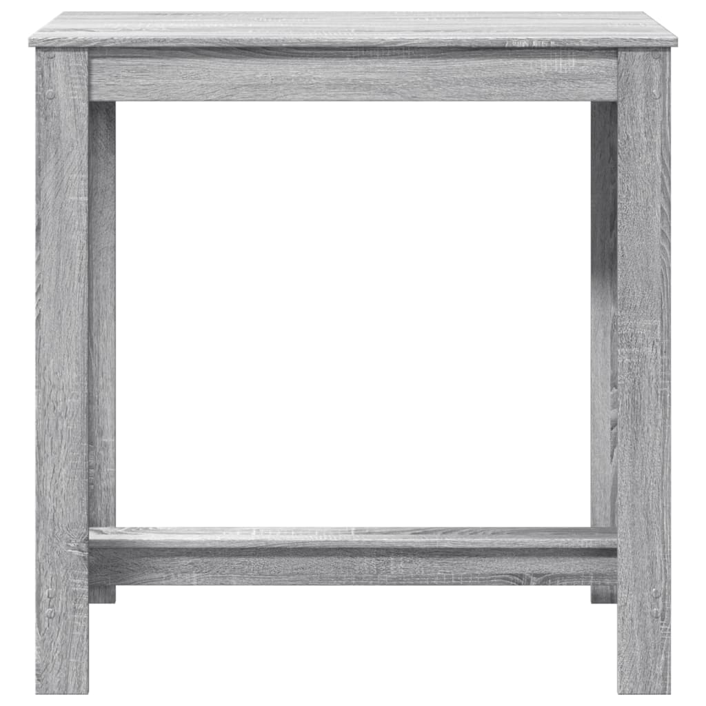 Tavolo da Bar Grigio Sonoma 102x50x103,5cm in Legno Multistrato | homemem39