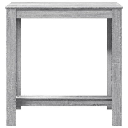 Tavolo da Bar Grigio Sonoma 102x50x103,5cm in Legno Multistrato | homemem39