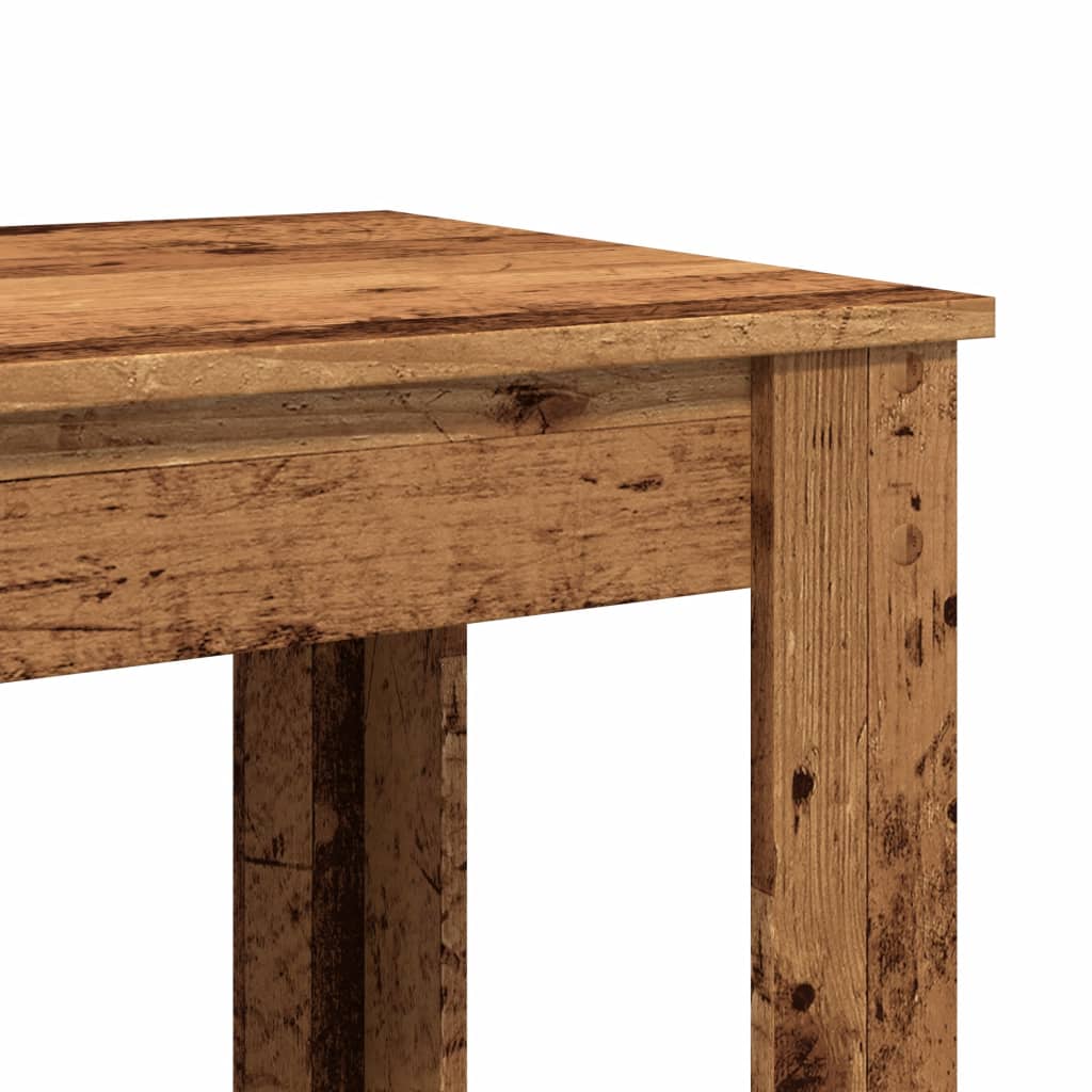 Tavolo da Bar Legno Antico 102x50x103,5 cm in Legno Multistrato | homemem39