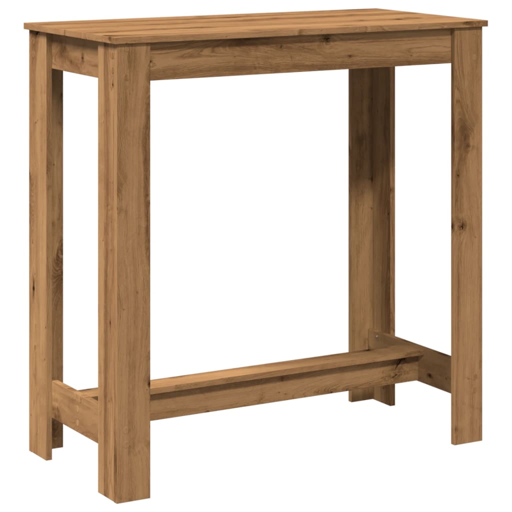 Tavolo Bar Rovere Artigianale 102x50x103,5 cm Legno Multistrato | homemem39
