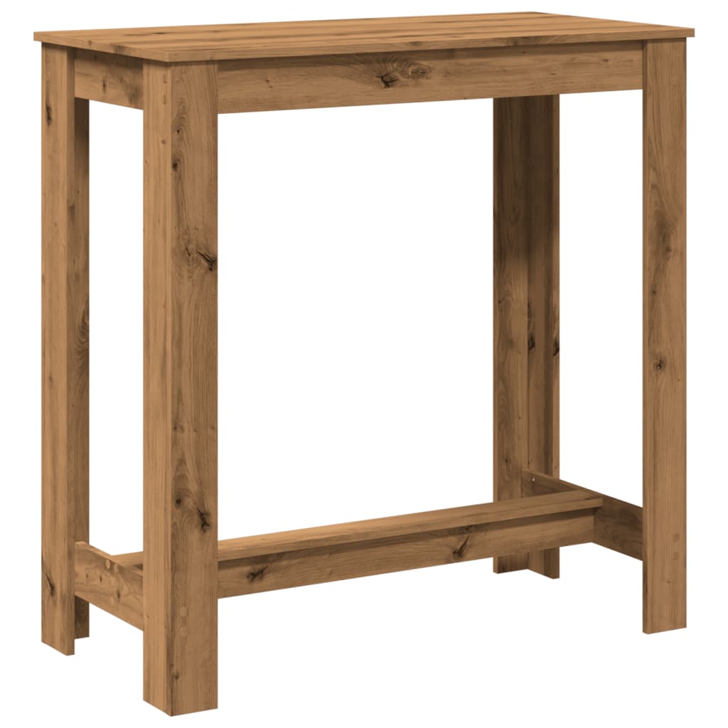 Tavolo Bar Rovere Artigianale 102x50x103,5 cm Legno Multistrato | homemem39