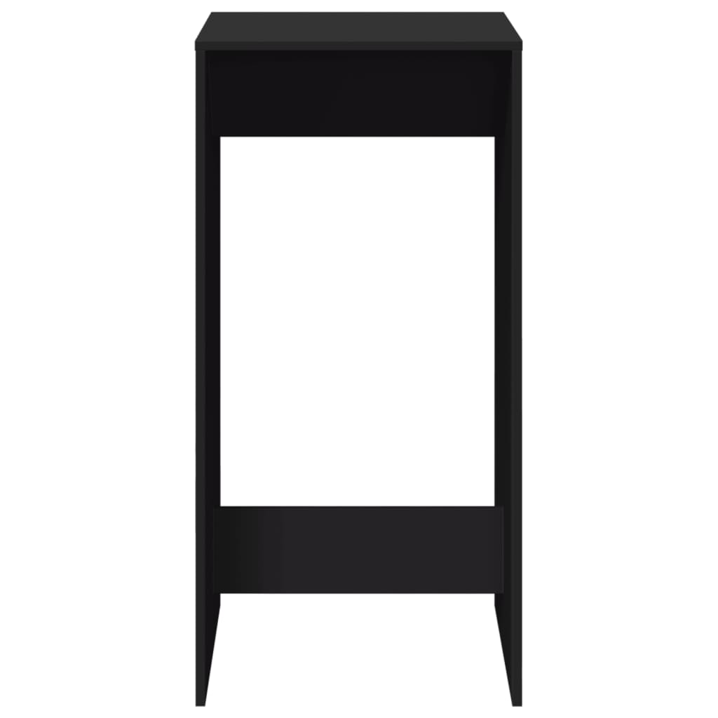 Tavolo da Bar Nero 51x50x103,5 cm in Legno Multistrato | homemem39