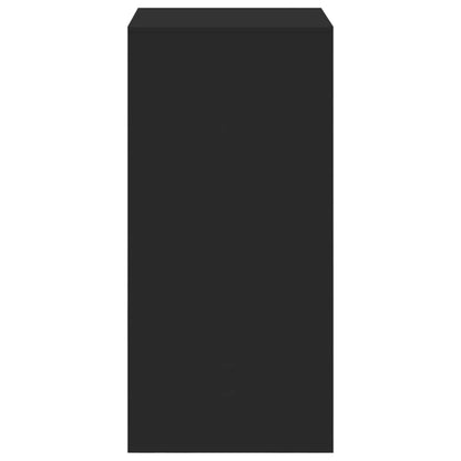 Tavolo da Bar Nero 51x50x103,5 cm in Legno Multistrato