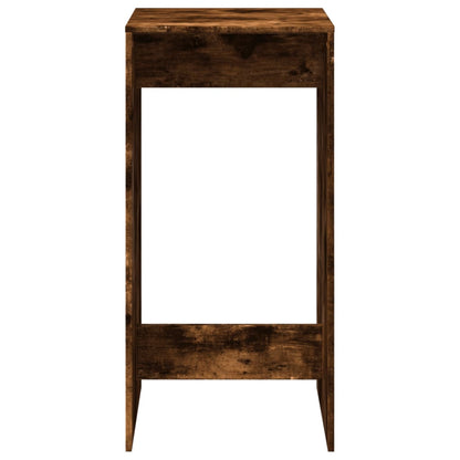 Tavolo da Bar Rovere Fumo 51x50x103,5 cm in Legno Multistrato