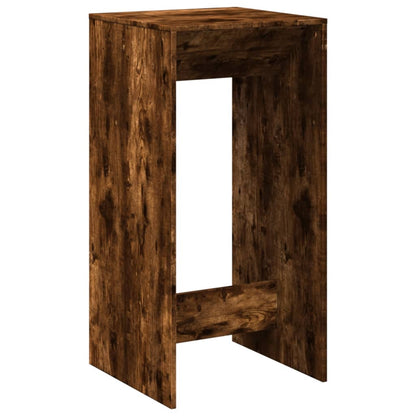 Tavolo da Bar Rovere Fumo 51x50x103,5 cm in Legno Multistrato