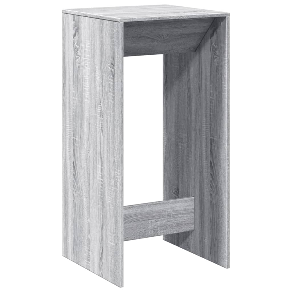 Tavolo da Bar Grigio Sonoma 51x50x103,5 cm in Legno Multistrato