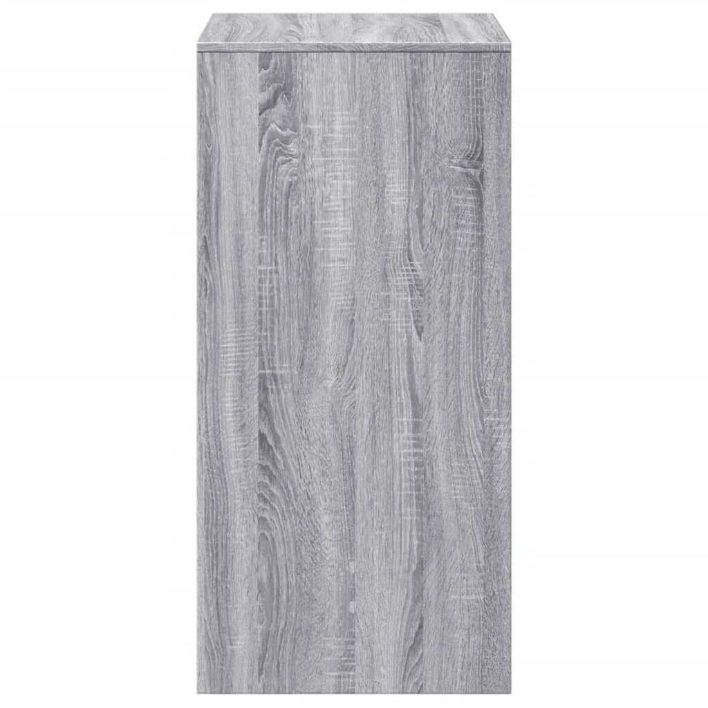 Tavolo da Bar Grigio Sonoma 51x50x103,5 cm in Legno Multistrato