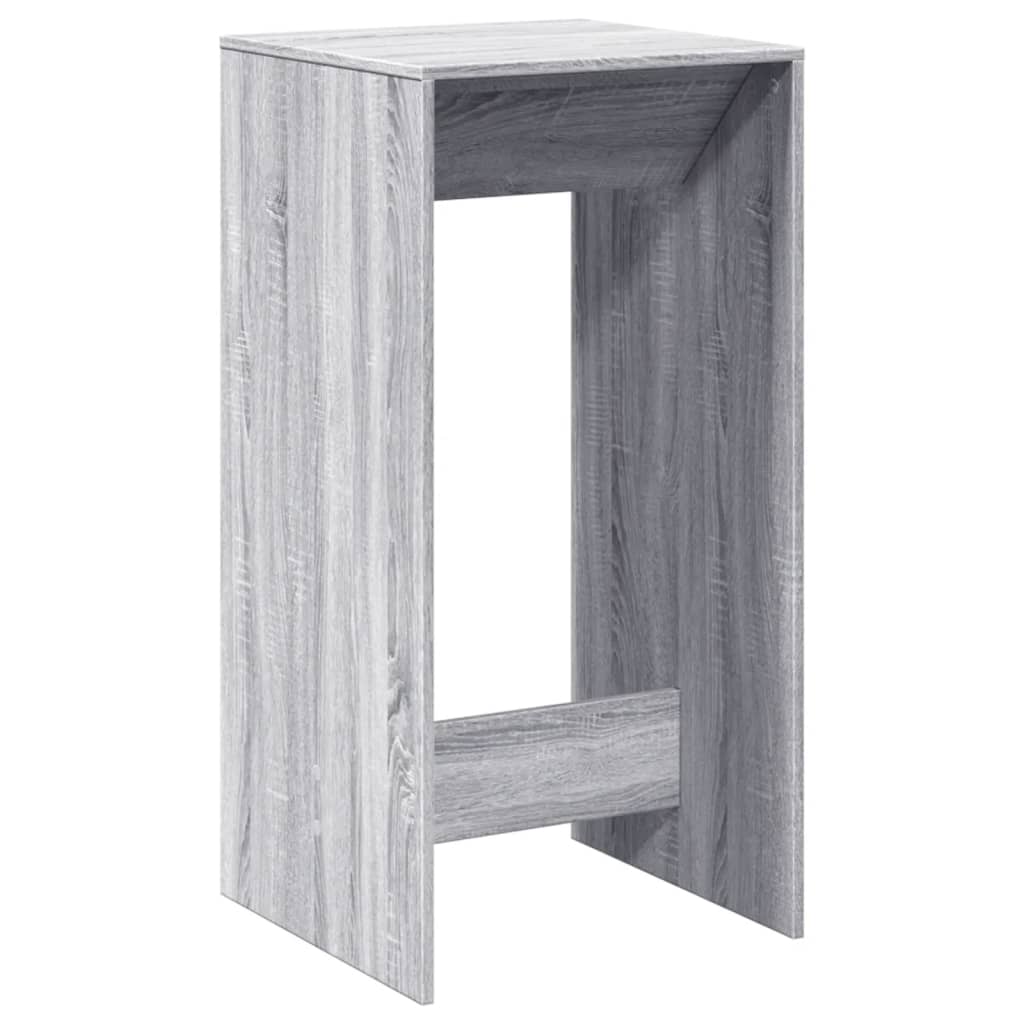 Tavolo da Bar Grigio Sonoma 51x50x103,5 cm in Legno Multistrato