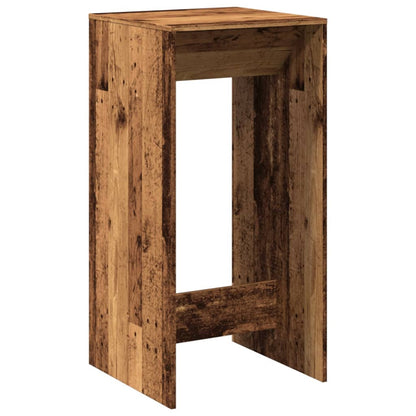 Tavolo da Bar Legno Antico 51x50x103,5 cm in Legno Multistrato | homemem39