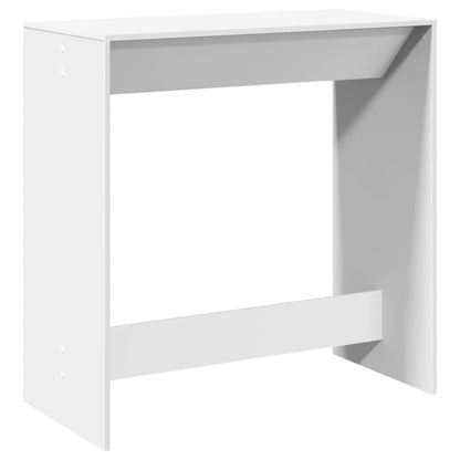 Tavolo da Bar Bianco 102x50x103,5 cm in Legno Multistrato