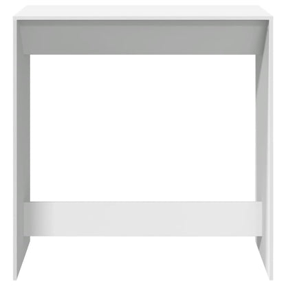 Tavolo da Bar Bianco 102x50x103,5 cm in Legno Multistrato