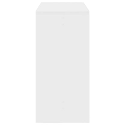 Tavolo da Bar Bianco 102x50x103,5 cm in Legno Multistrato | homemem39