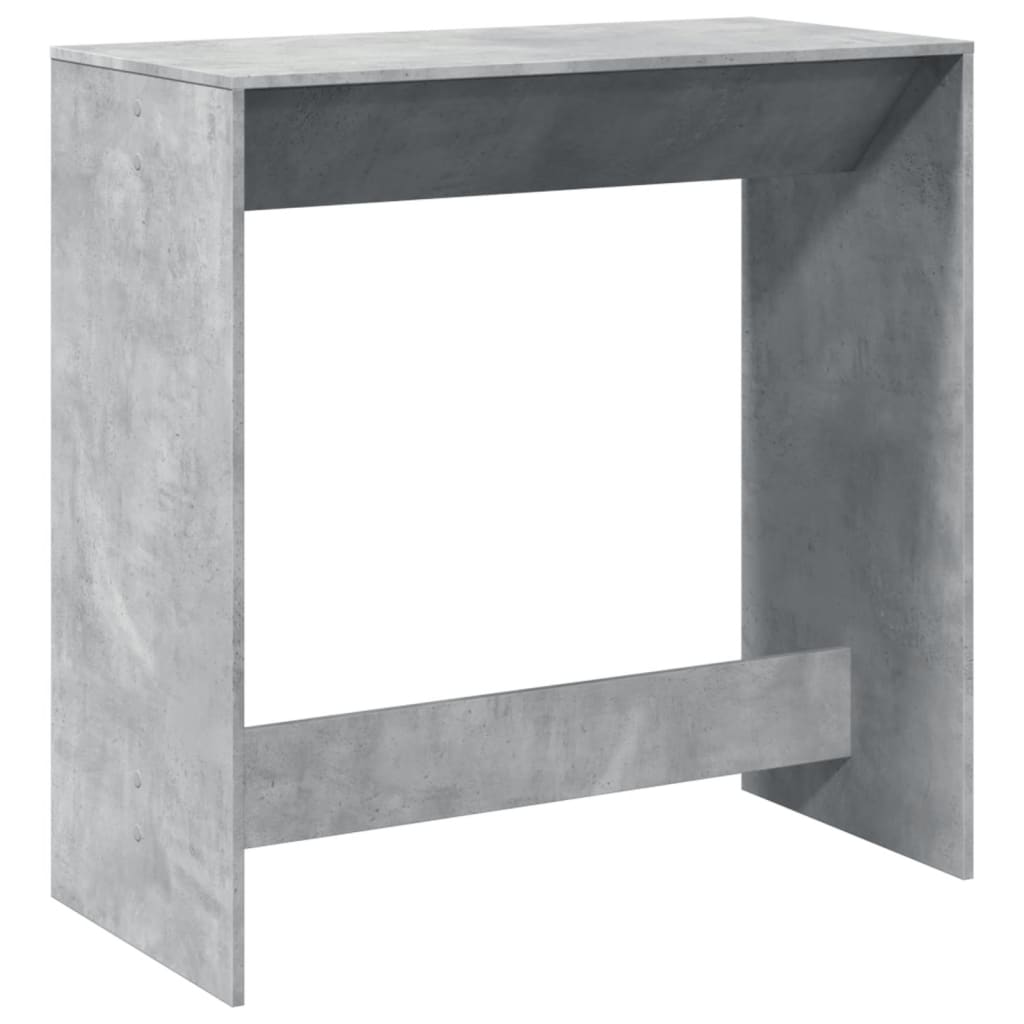 Tavolo da Bar Grigio Cemento 102x50x103,5 cm Legno Multistrato | homemem39