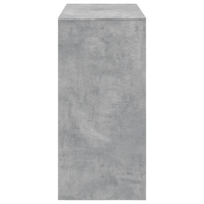 Tavolo da Bar Grigio Cemento 102x50x103,5 cm Legno Multistrato | homemem39