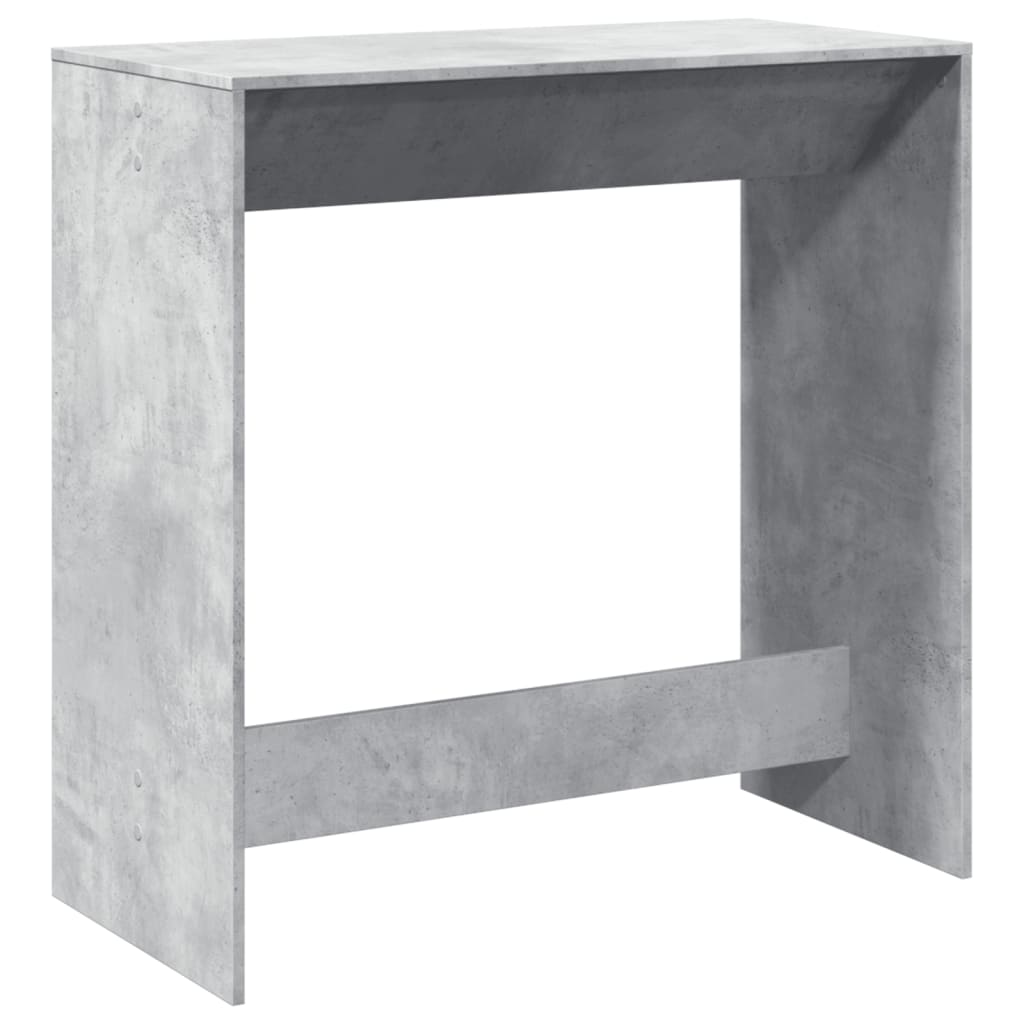 Tavolo da Bar Grigio Cemento 102x50x103,5 cm Legno Multistrato | homemem39