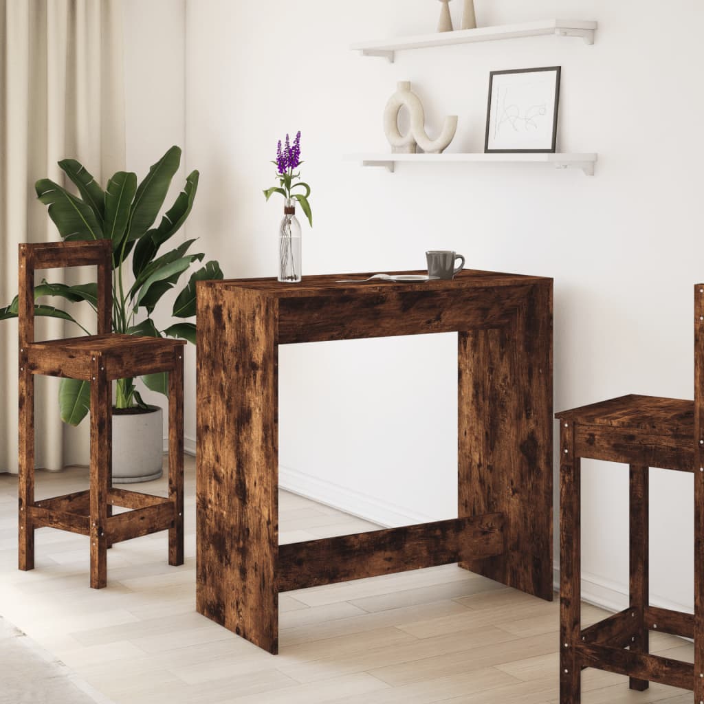 Tavolo Bar Rovere Artigianale 102x50x103,5 cm Legno Multistrato | homemem39