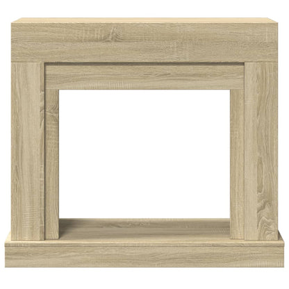 Cornice per Camino Rovere Sonoma 100x30x87,5 cm in Truciolato