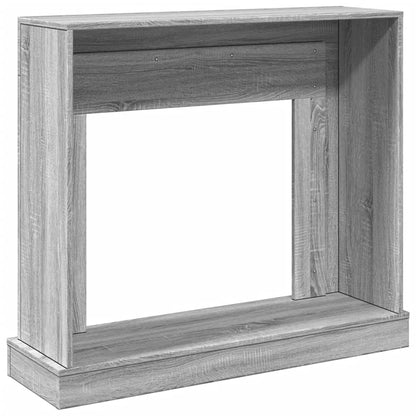 Cornice per Camino Grigio Sonoma 100x30x87,5 cm in Truciolato - homemem39