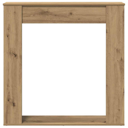 Cornice per Camino Rovere Artigianale 100x20x100 cm Truciolato