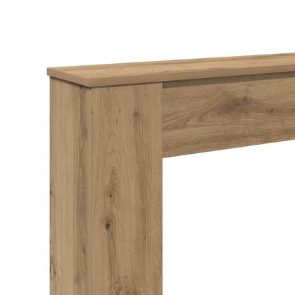 Cornice per Camino Rovere Artigianale 100x20x100 cm Truciolato