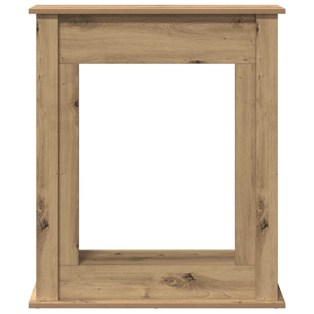 Cornice per Camino Rovere Artigianale 75x20x87,5 cm Truciolato