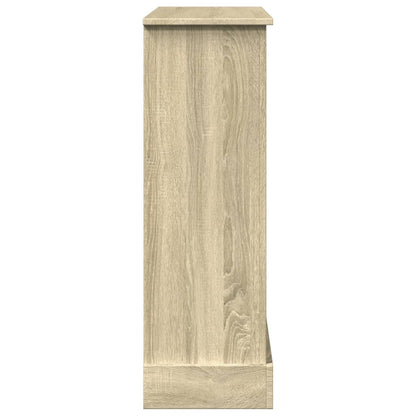 Cornice per Camino Rovere Sonoma 90x30x90 cm in Truciolato
