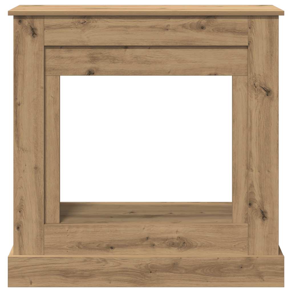Cornice per Camino Rovere Artigianale 90x30x90 cm Truciolato