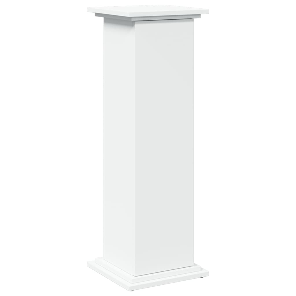 Supporto Espositivo Portaoggetti Bianco 31x30x90 cm Truciolato - homemem39