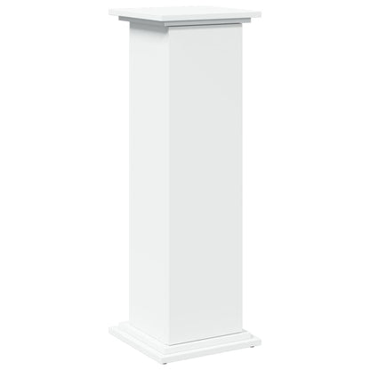 Supporto Espositivo Portaoggetti Bianco 31x30x90 cm Truciolato - homemem39
