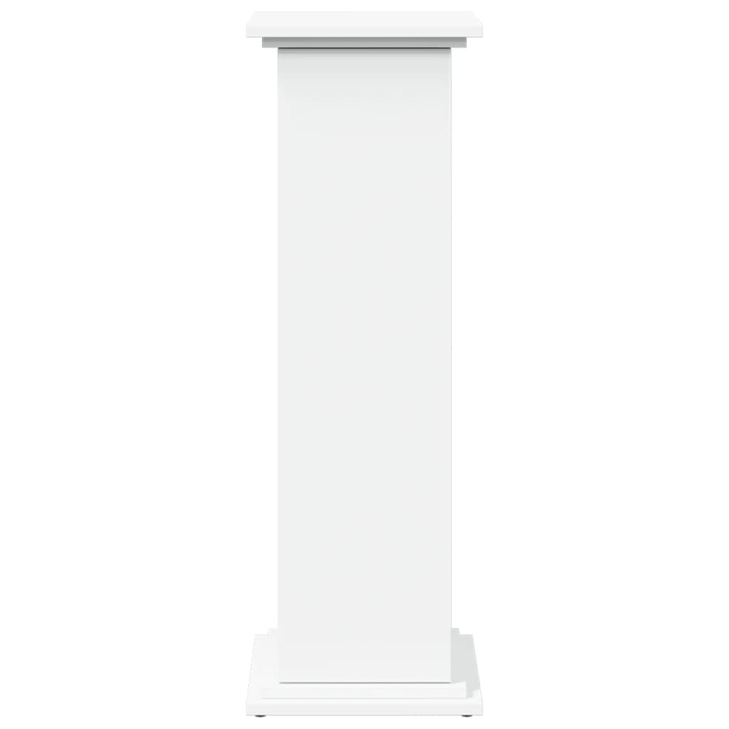 Supporto Espositivo Portaoggetti Bianco 31x30x90 cm Truciolato - homemem39