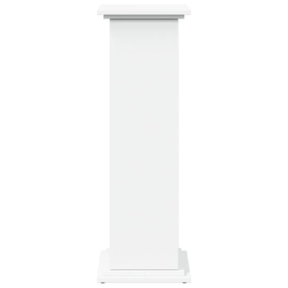 Supporto Espositivo Portaoggetti Bianco 31x30x90 cm Truciolato - homemem39
