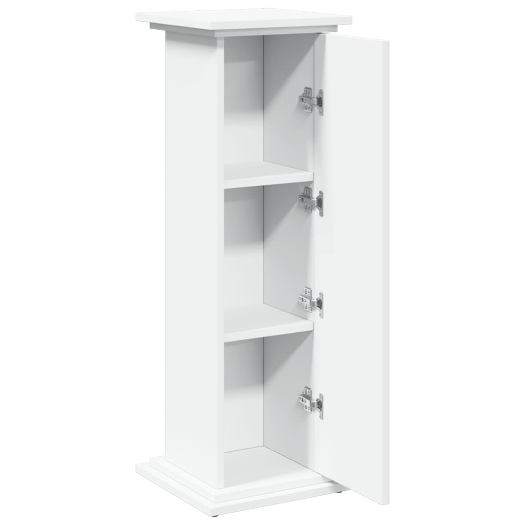 Supporto Espositivo Portaoggetti Bianco 31x30x90 cm Truciolato - homemem39